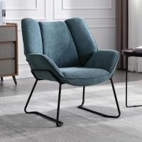 Sofá de Salón Moderno de Lino Estilo de Descanso con Brazo para Dormitorio - details 35