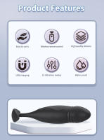 Vibrador Anal para hombres y mujeres, tapón Anal, masajeador de próstata, botón femenino, Control remoto, Juguetes sexuales para adultos, Gay - details 2