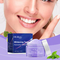 Pasta de dientes de belleza púrpura blanca brillante, limpieza bucal suave, aliento fresco, cuidado de los dientes limpios - details 1