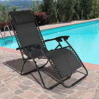 Arrancar eléctrico |   Tumbona Reclinable y Plegable Gravedad Cero - Sillón con Respaldo Alto y Reposapiés para Piscina, Camping y Jardín - details 6