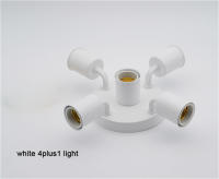 Soporte de cerámica minimalista E27, luces de techo, accesorio de iluminación de techo, oro, cromo, Blanco, Negro, Simple, 3/4/5/6/7/8 cabezales - details 3