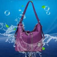 Mochila multifuncional 3 en 1 para mujer, bolsa de hombro de tejido de nylon, bolsa de la compra reutilizable, bolsa de viaje cruzada, bandolera, mochila escolar para estudiantes, informal - details 1