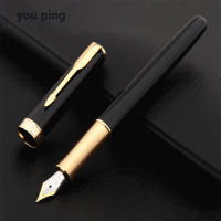 Calidad de lujo Jinhao 75 pluma estilográfica de Metal negro rojo suministros de papelería escolar para estudiantes de oficina financiera bolígrafos de tinta - details 5