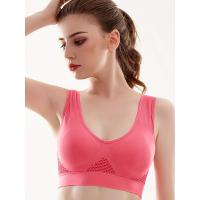 Sujetador deportivo con almohadillas incorporadas, transpirable, alta elasticidad, sin aros, perfecto para yoga, fitness, correr - details 7