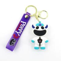 LLavero de juego de Critters sonrientes para hombres y mujeres, llavero colgante de mochila, dibujos animados, rayuela, Catnap, Bearhug, regalo para niños - details 11