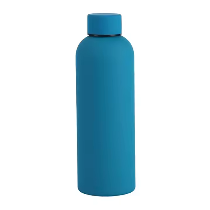 Taza pequeña aislada de acero inoxidable de 500/750 ml, muy adecuada para deportes al aire libre con tapa gruesa - 1