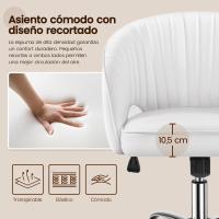 Silla de Oficina de Terciopelo Ruinas Giratorias de 360° Ajustable en Altura - details 43