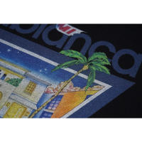 Camiseta Deportiva de Algodón Puro para Hombres Cuello Redondo, Estampado de Logotipo Delantero, Estilo Casual para el Verano - details 8