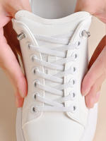 No atar cordones elástico de ocio al aire libre zapatillas de deporte rápido plano de seguridad cordón niños y adultos Unisex cordones para perezosos - details 2