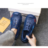 Zapatos de agua de verano para hombre con diseño hueco y amortiguación para conducir y hacer deporte, sandalias de playa - details 3