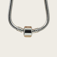 Modelo básico de pulsera de hueso de serpiente para mujer de moda de acero inoxidable - details 9