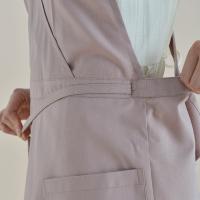 Delantal de floristería impermeable y duradero, delantal de jardinería de algodón elegante, ajustable con bolsillo, delantal de cocina para cafeterías - details 13