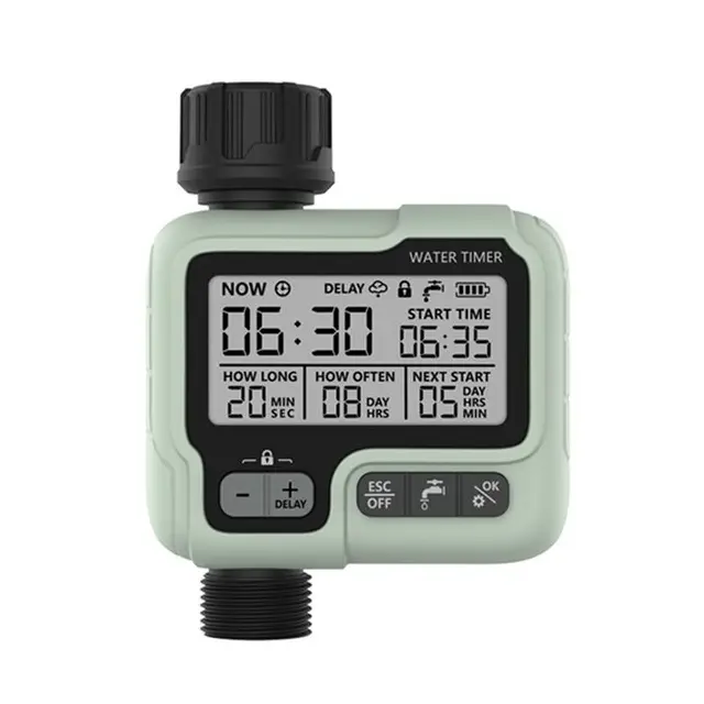 Temporizador de agua automático, máquina de riego digital para jardín, rociador inteligente para ahorrar agua y tiempo - 1