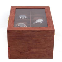 Caja de Reloj de Madera y Acrílico Transparente Almacenamiento de Joyería de Madera para 20 Relojes - details 7