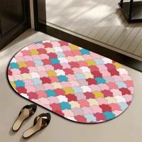Alfombra de Baño de Diatomea Altamente Absorbente, Secado Rápido, Antideslizante para la Puerta del Baño - details 5