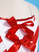 Vestido de baile de tutú de ballet a rayas de caña de caramelo para niños y niñas, disfraz de baile de patinaje artístico de Navidad para carnaval, fiesta temática de cosplay - details 9