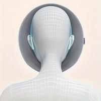 1pc Cojín de descanso de cara ergonómico en forma de U de espuma de memoria - Suave, lavable en máquina, con cierre de cremallera, libre de formaldehído, no necesita electricidad ni batería, ideal para oficina, spa y uso en casa - details 2