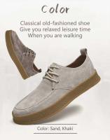 Zapatos casuales para hombres genuinos para adultos, moda antigua, zapatos de cuero hechos a mano de alta calidad - details 3
