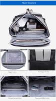 Mochila de Viaje para Hombres con Cierre de Contraseña Anti-Robo y Carga USB Bolsa Inteligente con Cinturón de Equipaje para Escuela - details 10