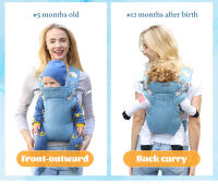Portabebés Gris Convertible abatible Avanzado 4 En 1, Posiciones Para Niños Pequeños En Crecimiento,Soporte Para La Cabeza - details 2