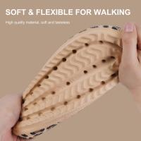 Suaves Zapatillas de Verano con Estampado de Leopardo Pantuflas Planas Antideslizantes para Hombres y Mujeres Pantuflas de Casa de Moda - details 8