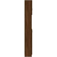 Armario de Baño de Madera Ingeniería Lavadora, Estante, Ducha, Inodoro 32x25,5x190 cm - details 7