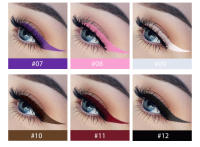 Producto caliente Handaiyan12 Color mate de secado rápido no es fácil de difuminar Color delineador de ojos conjunto de maquillaje de rendimiento - details 4