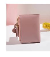 Cartera de cuero PU para mujer, monederos de cuero, tarjetero, monederos portátiles plegables para mujer - details 3