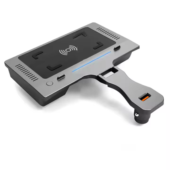 Cargador inalámbrico QI para coche, accesorios de modificación Interior, placa de carga rápida para teléfono, 15W, para B-MW 3 Series 2020-2023, G20/G28 - 1