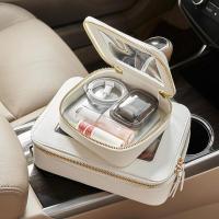 Bolsa De Maquillaje Impermeable Para Viajes Con Cierre De Cremallera Gran Tamaño Bolsa De Cosméticos Transparente Y Portátil Para Mujeres - details 9