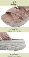 Verano nuevas sandalias estilo deportivo ligero para mujer cómoda banda de goma de gran tamaño zapatillas de suela gruesa - details 1