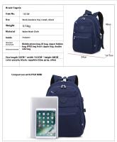 TEGAOTE-Mochila impermeable de nailon para ordenador portátil para mujer, bolsa de viaje para niños - details 1