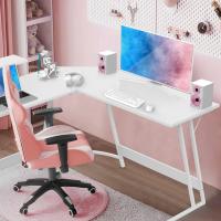 Mesa de Juego en Forma de L 130x130cm Soporte para Monitor Soporte para Auriculares - details 77