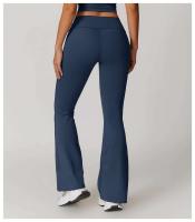 Leggings de yoga con cintura para mujer, pantalones deportivos transpirables de alta elasticidad para levantamiento de cadera, mallas de entrenamiento de gimnasia - details 7