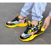 Zapatillas de correr de marca para niños y niñas, zapatos de baloncesto transpirables, zapatillas deportivas de suela gruesa antideslizantes - details 13