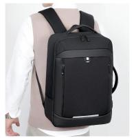 Mochila expandible para portátil para hombre, bolsa impermeable negra para Notebook, 16 pulgadas, 17 pulgadas, mochila - details 21