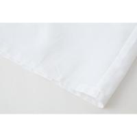 BUNO-Falda blanca elegante con bordado Floral negro, falda de verano para mujer, falda larga holgada con bolsillos de cintura alta - details 10