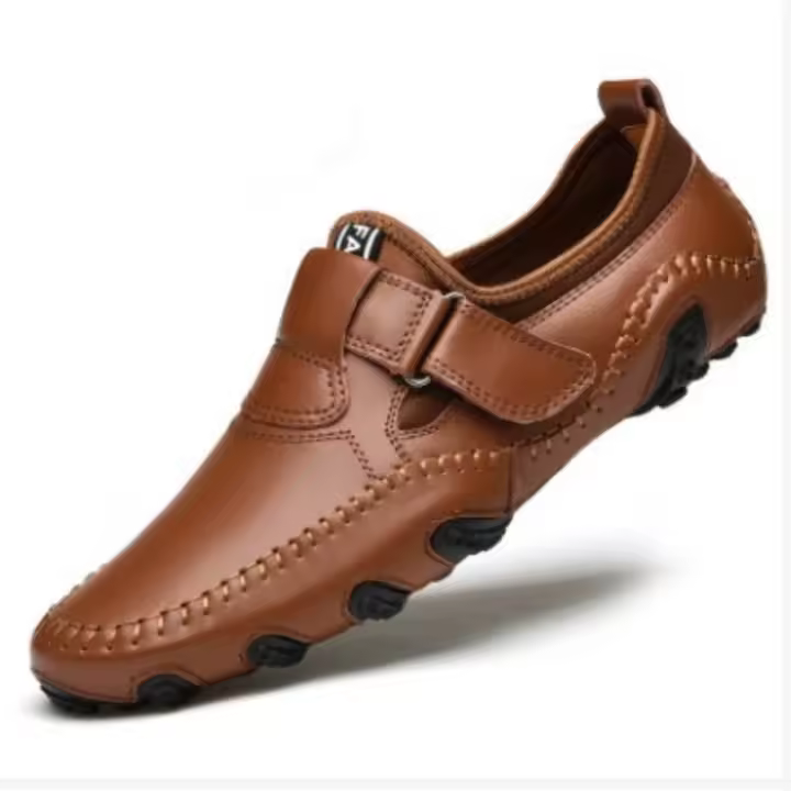 Zapatos Blancos Nuevos de Tamaño Grande Mocasines Casuales Británicos Transpirables para Hombre - 1
