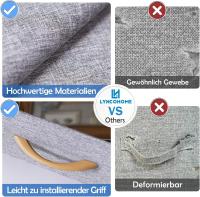 Cómoda con 9 cajones de tela, cómoda de dormitorio, mueble de almacenamiento, muebles de dormitorio, cómoda de 9 cajones, cómoda para cocina, oficina, pasillo, estilo rústico - details 24