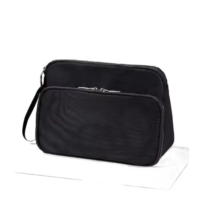 Neceser de doble capa para hombre, separación en seco y húmedo, organizador de artículos de tocador de viaje de gran capacidad, bolsa de lavado impermeable - 1