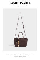 Bolso de mano de gran capacidad, nuevo bolso grande y versátil para mujer, bolso de hombro, bolso de cesta de verduras tejido elegante francés. - details 26