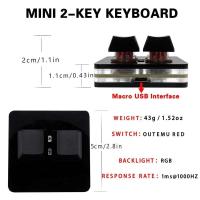 Copy Paste 2Keys SAYO OSU Hotswap nical Gaming Keyboard Switch RGB Backlit  USB Keypad For ros - details 3