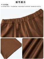 Otoño Invierno nuevo Yoga mujeres elástico de cintura alta pierna recta deportes Casual acampanado Cargo Fitness pantalones largos - details 6
