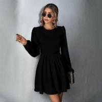Vestido Largo de Manga Larga para Mujer con Cintura Estética Primavera Otoño 2025 - details 8