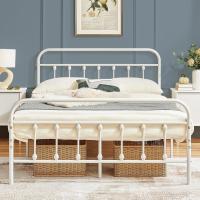 Cama Doble con Estructura Metálica Negra, Estructura Simple de Hierro para Colchón 140X200cm - details 18