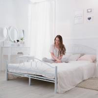 Cama de Boda Romántica y Estable Estructura de Cama de Madera Base de Cama Resistente - details 8