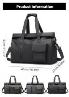 Bolsas de lona deportivas para gimnasio en seco y húmedo, bolsa de viaje para Yoga, bolso de negocios, para acampar al aire libre, senderismo, mochila grande para equipaje para ordenador portátil - details 0