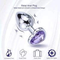 Leten S/M/L Anal Metal juguetes sexuales para adultos para mujeres hombres cristal erótico bala Butt Plug estimulador masajeador de próstata productos íntimos - details 4