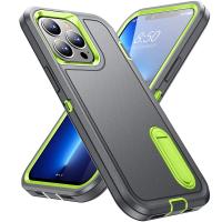 Funda resistente antigolpes militar híbrida 3 en 1 para iPhone 16 Pro Max 11 12 13 14 15 Pro Max 15 Plus 16E cubierta dura para teléfono con soporte para PC - details 10