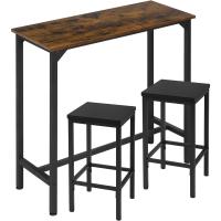 Taburete de Bar Muebles Cocina Silla de Comedor para Salon Cocina Mesa 100x40x100 cm Estructura de Metal, Juego de 2X Taburetes Bar, Blanco, 0037BAZ+1058BY-2 - details 8